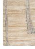 entropy ivory wool and silk hand knotted Rug - Corner entropy ivory wool and silk hand knotted Rug - Corner
