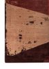 unfold by kavi red and orange wool and silk hand knotted Rug - Corner unfold by kavi red and orange wool and silk hand knotted Rug - Corner