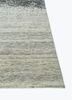 hidden by kavi grey and black wool hand knotted Rug - Corner hidden by kavi grey and black wool hand knotted Rug - Corner