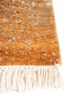 entropy blue wool and silk hand knotted Rug - Corner entropy blue wool and silk hand knotted Rug - Corner