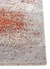 entropy beige and brown wool and silk hand knotted Rug - Corner
