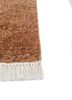 entropy beige and brown wool and silk hand knotted Rug - Corner entropy beige and brown wool and silk hand knotted Rug - Corner
