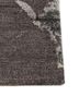 urban pause by kavi grey and black wool and silk hand knotted Rug - Corner urban pause by kavi grey and black wool and silk hand knotted Rug - Corner