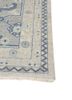 erbe blue wool hand knotted Rug - Corner