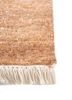 entropy ivory afghan wool hand knotted Rug - Corner