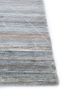 manifest grey and black afghan wool hand knotted Rug - Corner