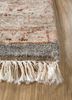 viscaya beige and brown afghan wool hand knotted Rug - Corner
