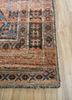 viscaya red and orange afghan wool hand knotted Rug - Corner viscaya red and orange afghan wool hand knotted Rug - Corner