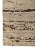 entropy beige and brown afghan wool hand knotted Rug - Corner