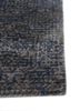 afterglow by kavi grey and black bamboo silk hand knotted Rug - Corner afterglow by kavi grey and black bamboo silk hand knotted Rug - Corner