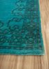 majnun green wool hand knotted Rug - Corner majnun green wool hand knotted Rug - Corner