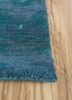 aprezo blue wool hand knotted Rug - Corner aprezo blue wool hand knotted Rug - Corner