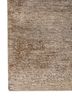 entropy beige and brown wool and silk hand knotted Rug - Corner