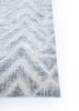 azalea ivory afghan wool and silk hand knotted Rug - Corner