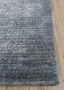 entropy ivory afghan wool and silk hand knotted Rug - Corner