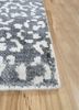 entropy grey and black afghan wool and silk hand knotted Rug - Corner entropy grey and black afghan wool and silk hand knotted Rug - Corner