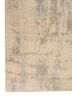 entropy ivory wool and silk hand knotted Rug - Corner entropy ivory wool and silk hand knotted Rug - Corner