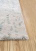 far east blue wool and bamboo silk hand knotted Rug - Corner far east blue wool and bamboo silk hand knotted Rug - Corner
