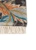 pansy blue wool and bamboo silk hand knotted Rug - Corner pansy blue wool and bamboo silk hand knotted Rug - Corner