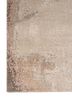 entropy ivory wool and bamboo silk hand knotted Rug - Corner