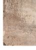 entropy beige and brown wool and bamboo silk hand knotted Rug - Corner
