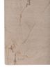 urban pause by kavi ivory wool and bamboo silk hand knotted Rug - Corner