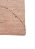 urban pause by kavi red and orange wool and bamboo silk hand knotted Rug - Corner urban pause by kavi red and orange wool and bamboo silk hand knotted Rug - Corner