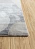 chaos theory by kavi grey and black wool and bamboo silk hand knotted Rug - Corner chaos theory by kavi grey and black wool and bamboo silk hand knotted Rug - Corner