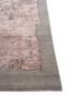 chaos theory by kavi beige and brown wool and bamboo silk hand knotted Rug - Corner