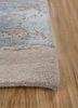 chaos theory by kavi grey and black wool and bamboo silk hand knotted Rug - Corner chaos theory by kavi grey and black wool and bamboo silk hand knotted Rug - Corner
