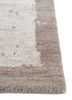 unfold by kavi ivory wool and bamboo silk hand knotted Rug - Corner unfold by kavi ivory wool and bamboo silk hand knotted Rug - Corner