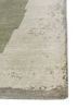 unfold by kavi green wool and bamboo silk hand knotted Rug - Corner