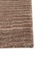 azalea beige and brown wool and bamboo silk hand knotted Rug - Corner