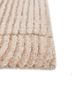 azalea ivory wool and bamboo silk hand knotted Rug - Corner