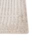 azalea ivory wool and bamboo silk hand knotted Rug - Corner