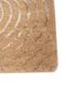 azalea beige and brown wool and bamboo silk hand knotted Rug - Corner