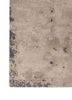chaos theory by kavi ivory wool and bamboo silk hand knotted Rug - Corner