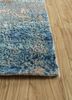 chaos theory by kavi blue wool and bamboo silk hand knotted Rug - Corner chaos theory by kavi blue wool and bamboo silk hand knotted Rug - Corner
