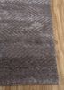 urban pause by kavi grey and black wool and bamboo silk hand knotted Rug - Corner urban pause by kavi grey and black wool and bamboo silk hand knotted Rug - Corner