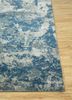chaos theory by kavi blue wool and bamboo silk hand knotted Rug - Corner chaos theory by kavi blue wool and bamboo silk hand knotted Rug - Corner