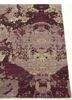 chaos theory by kavi pink and purple wool and bamboo silk hand knotted Rug - Corner