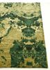 chaos theory by kavi green wool and bamboo silk hand knotted Rug - Corner chaos theory by kavi green wool and bamboo silk hand knotted Rug - Corner