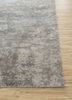 chaos theory by kavi grey and black wool and bamboo silk hand knotted Rug - Corner chaos theory by kavi grey and black wool and bamboo silk hand knotted Rug - Corner