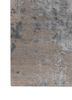 project error by kavi grey and black wool and bamboo silk hand knotted Rug - Corner