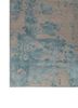 project error by kavi grey and black wool and bamboo silk hand knotted Rug - Corner