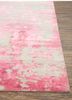 project error by kavi grey and black wool and bamboo silk hand knotted Rug - Corner