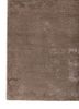 project error by kavi beige and brown wool and bamboo silk hand knotted Rug - Corner