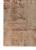 project error by kavi beige and brown wool and bamboo silk hand knotted Rug - Corner