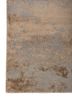 project error by kavi grey and black wool and bamboo silk hand knotted Rug - Corner