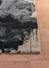 chaos theory by kavi ivory wool and bamboo silk hand knotted Rug - Corner